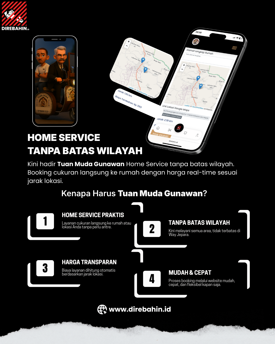 Tuan Muda Gunawan Hadirkan Layanan Cukuran Home Service Tanpa Batas Wilayah